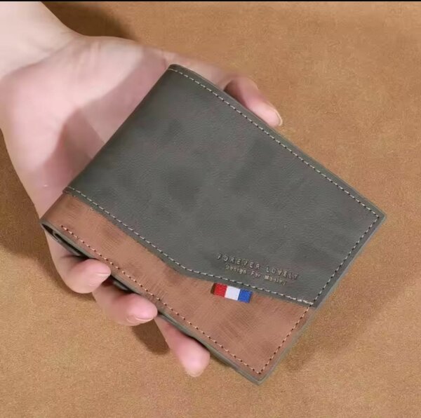 Portefeuille en cuir pu à grande capacité