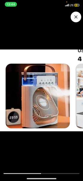 Ventilateur,climatisateur 2en1 rechargeable