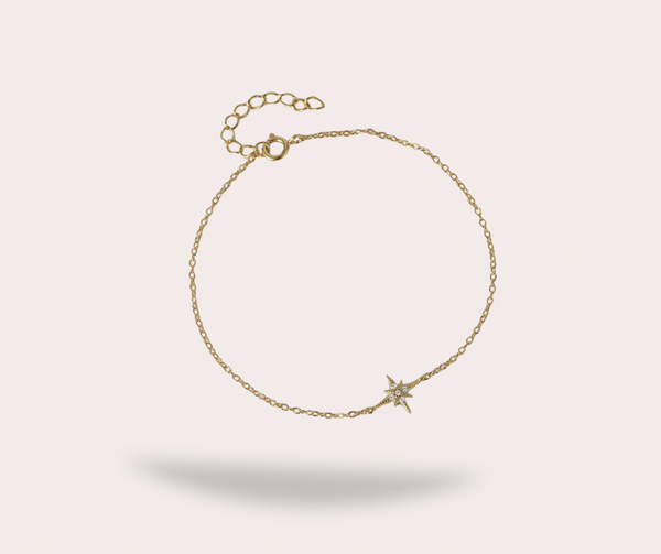Bracelet en Or Étoile Minimaliste