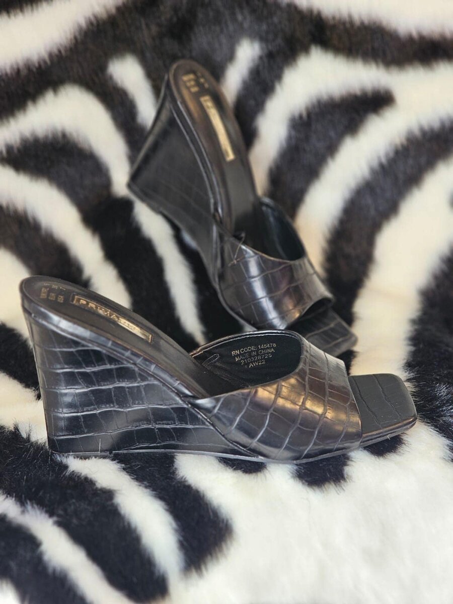 Sandale femme noir
