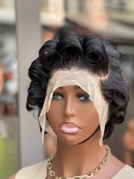 Frontal pixie cut