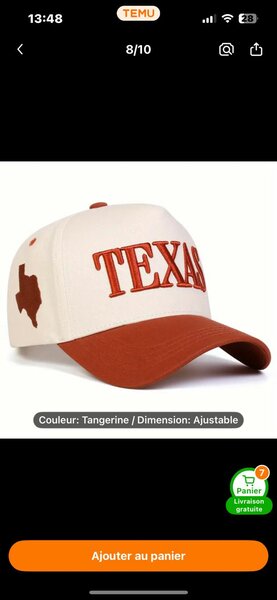Casquette unisexe tendance
