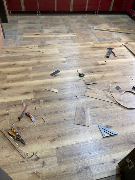 SPC Floor V-Groove