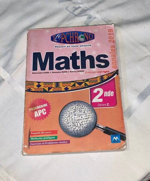 Annales Mathématiques 2nde C