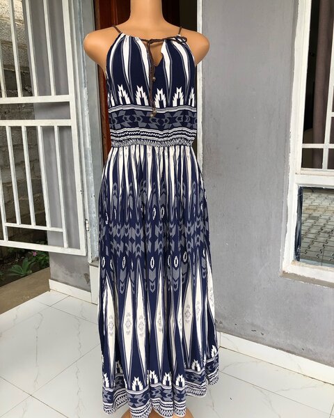 blue dress