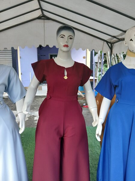 Robe en tissu