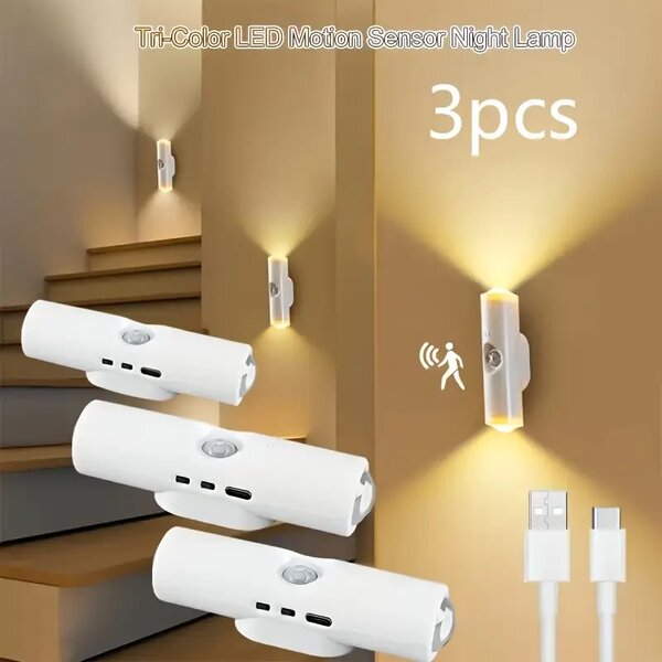 Lampe de Nuit LED Tri-Color