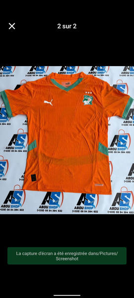 Maillot Équipe Côte d'Ivoire 2023