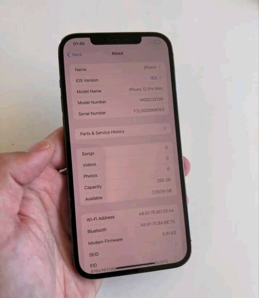 iPhone 12 Pro Max 256GB Noir
