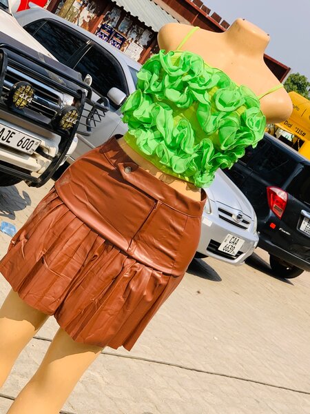 Leather skirts