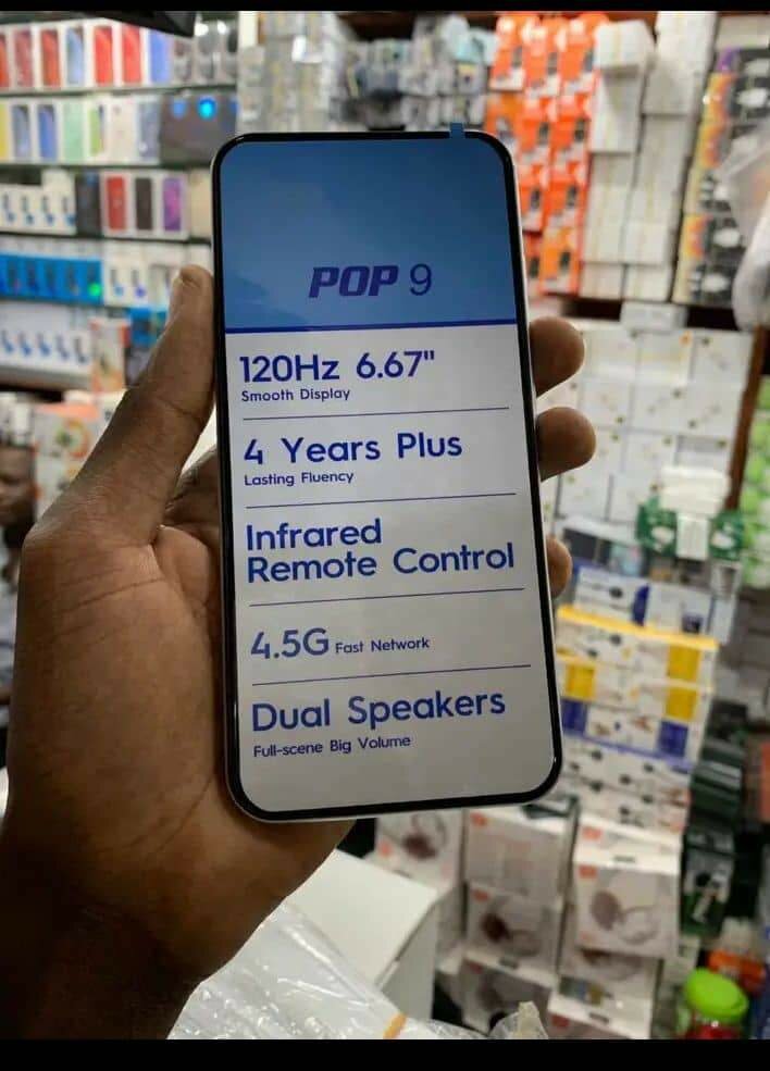 Smartphone POP 9 4G 6.67"