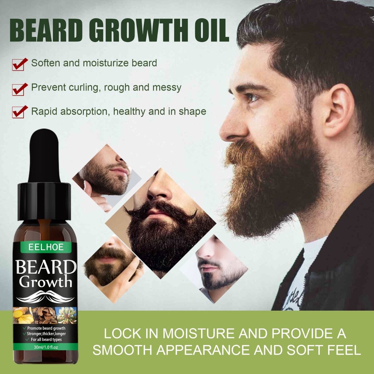 Huile essentielle pour barbe