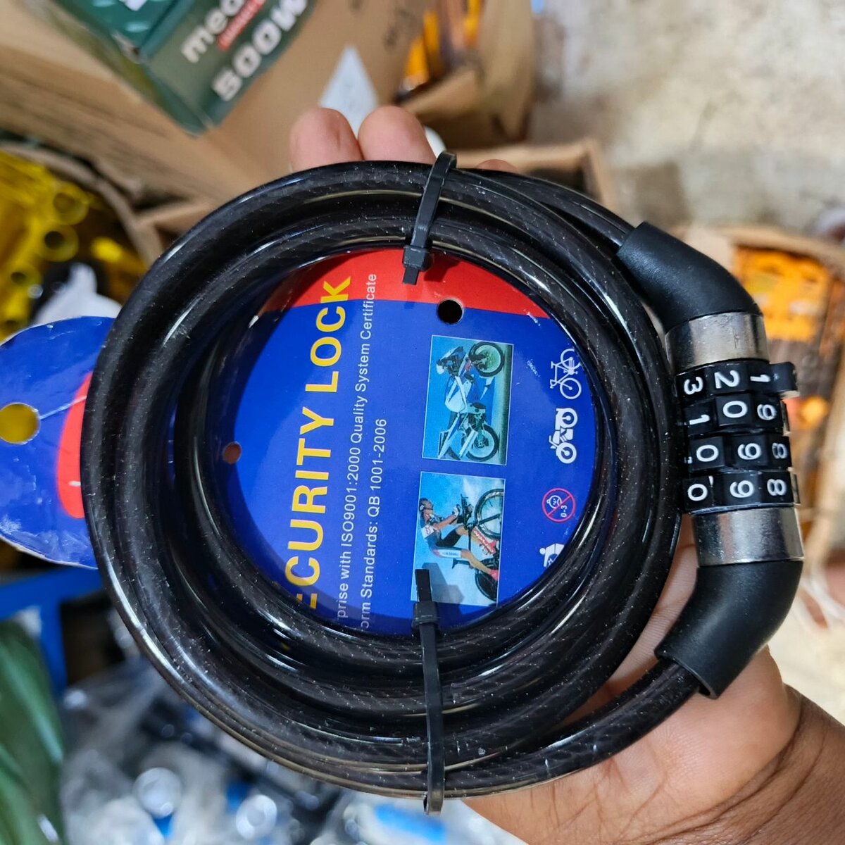 Antivol à code vélo robuste