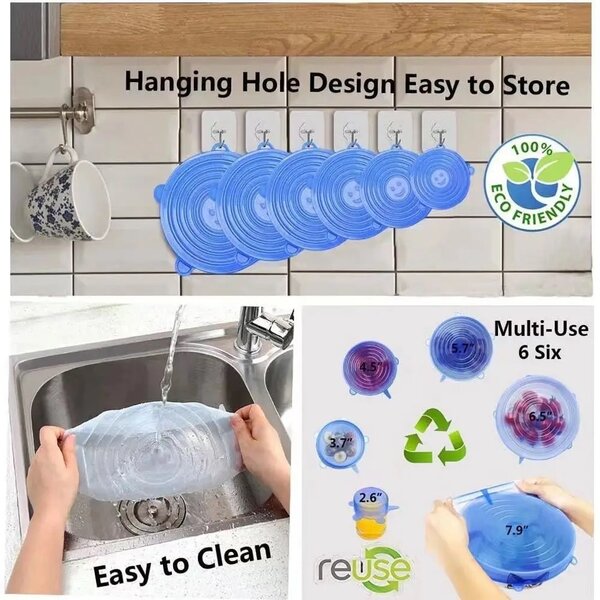 Silicone food covers