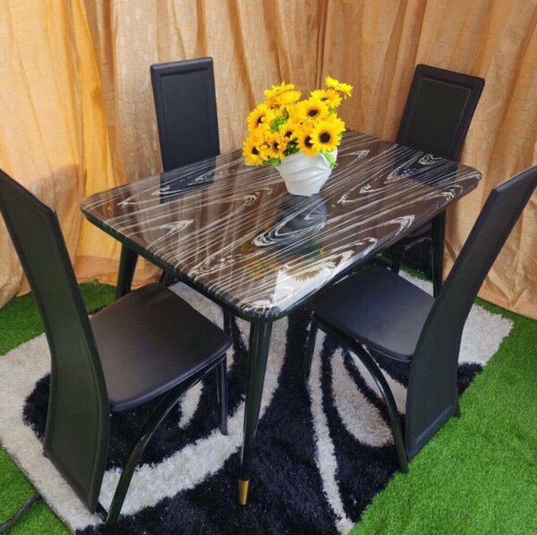 Dining Table with Four Chairs