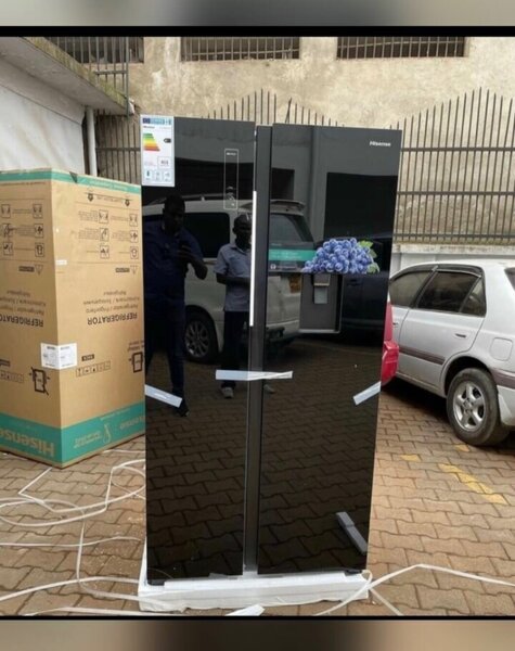 Hisense side by side double door fridge