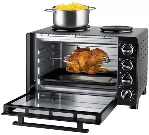 Cookworks 28L oven/grill with hobbs