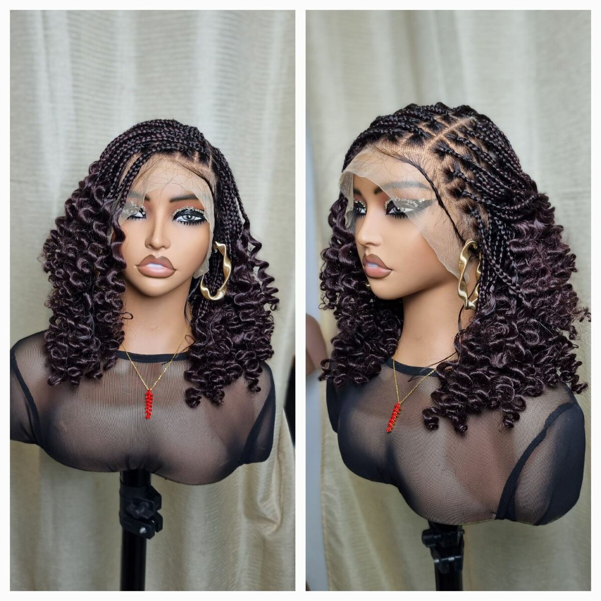 Tresse bouclé