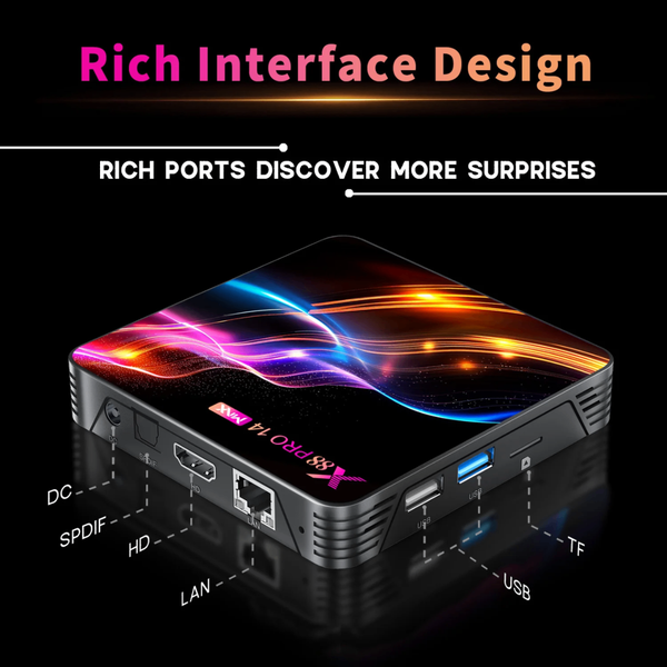 Box TV Android X88 Pro 14 4K
