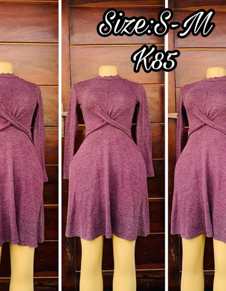 Robe violet 