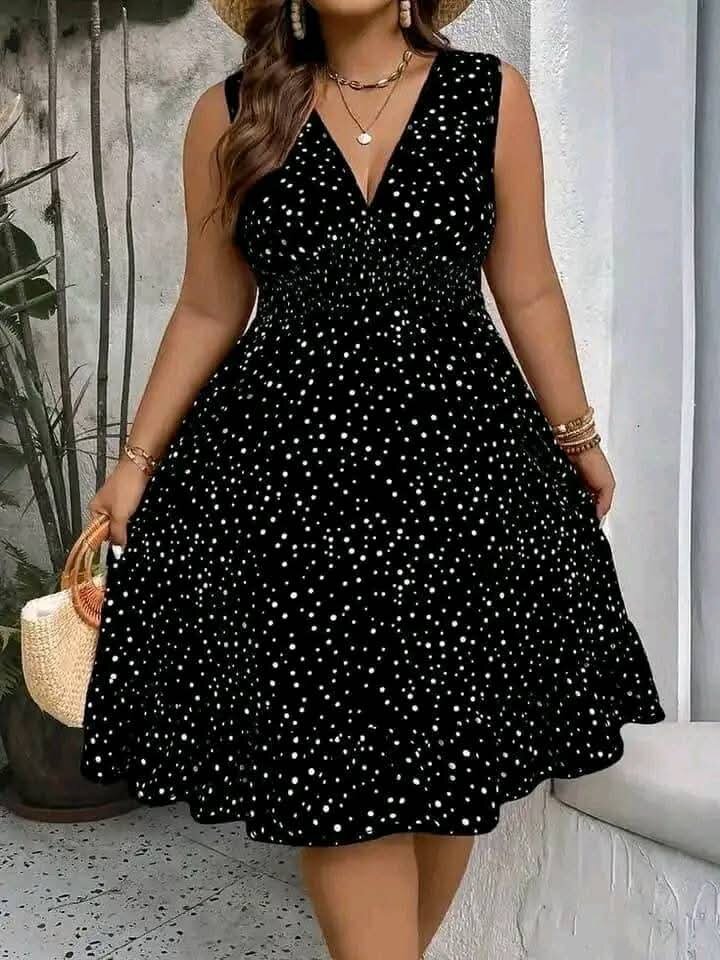 Robe élégante en motif chic