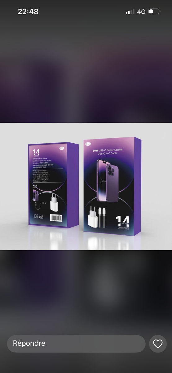 Chargeur iPhone 35w
