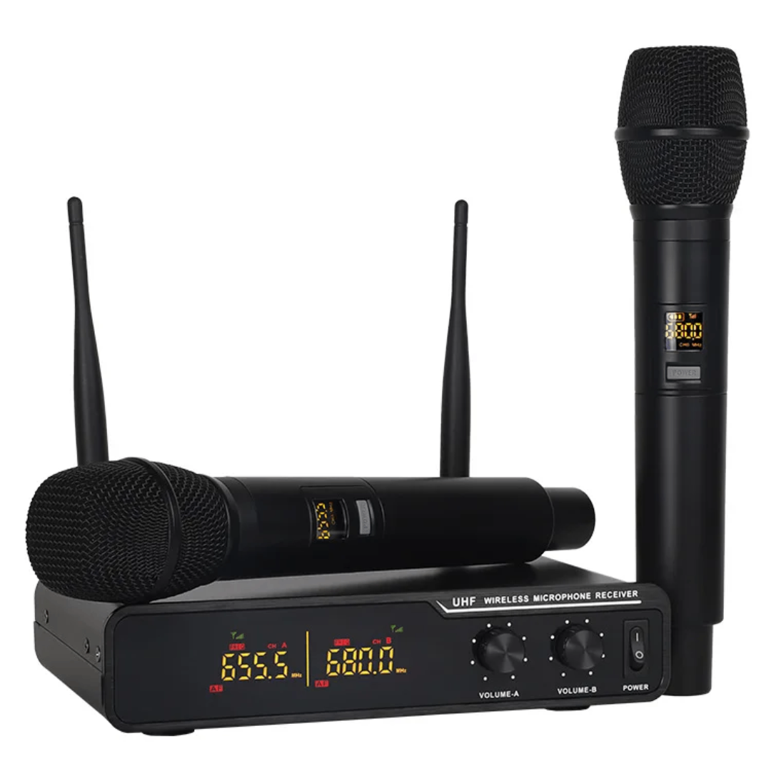 Microphone sans fil UHF professionnel
