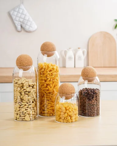 Storage glass jars