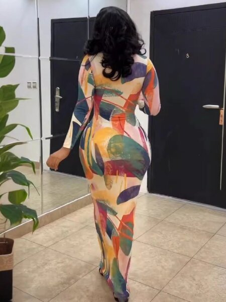 Maxi bodycon dress
