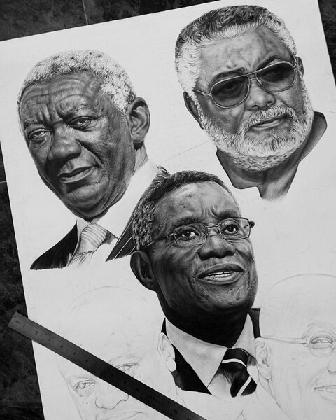 Pencil portraits