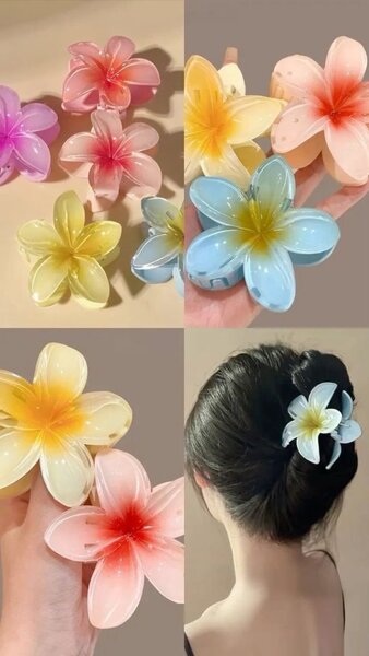 Barrette fleur