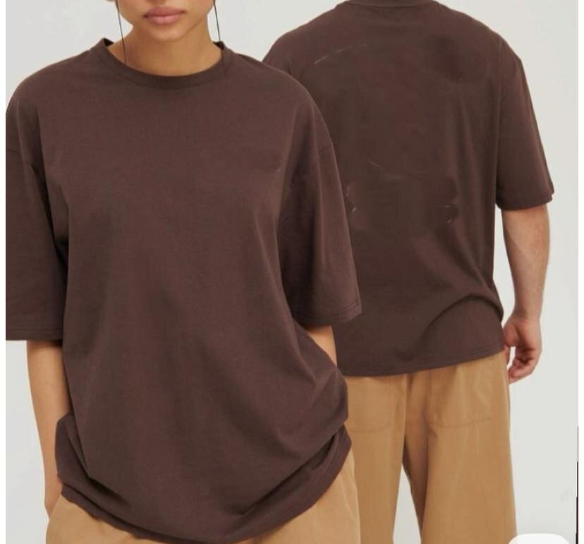 T-shirt marron uni