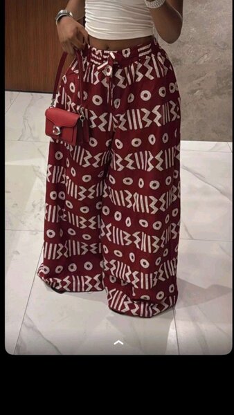 Pantalon ample ethnique femme