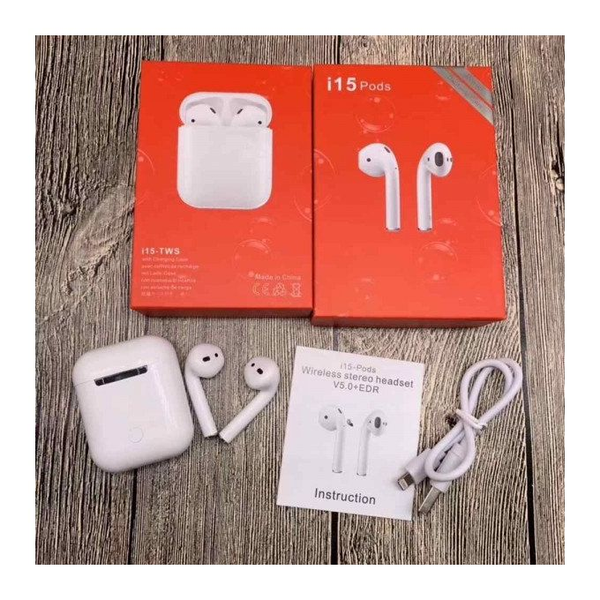 Ecouteur Bluetooth Sans Fil I15 Pods Blanc