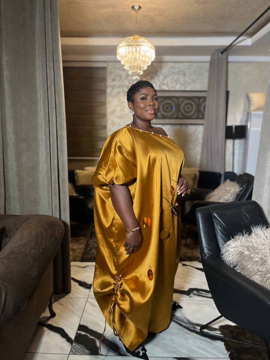 Gold Boubou Dress