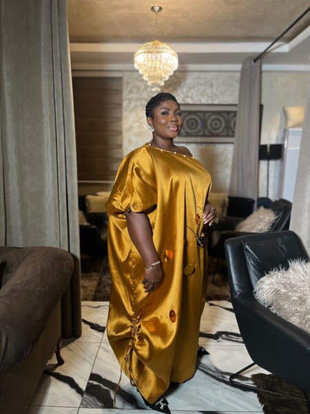 Gold Boubou Dress