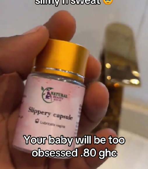 Slippery capsule