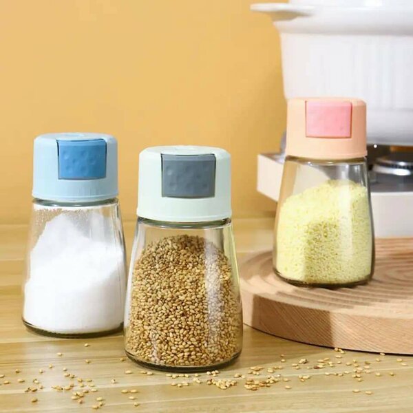 Ensemble de Pots à Épices Colorés