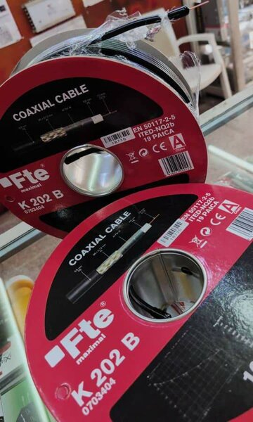 Câble coaxial 100 mètre