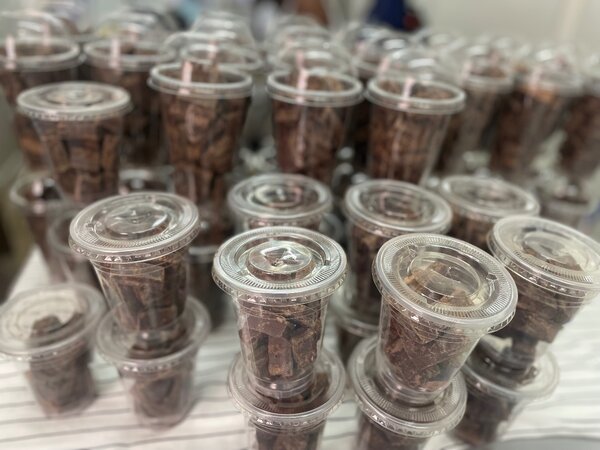 Cubes de chocolat bio