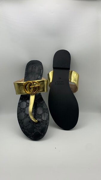 Quality branded slippers available (Gold and brown)
