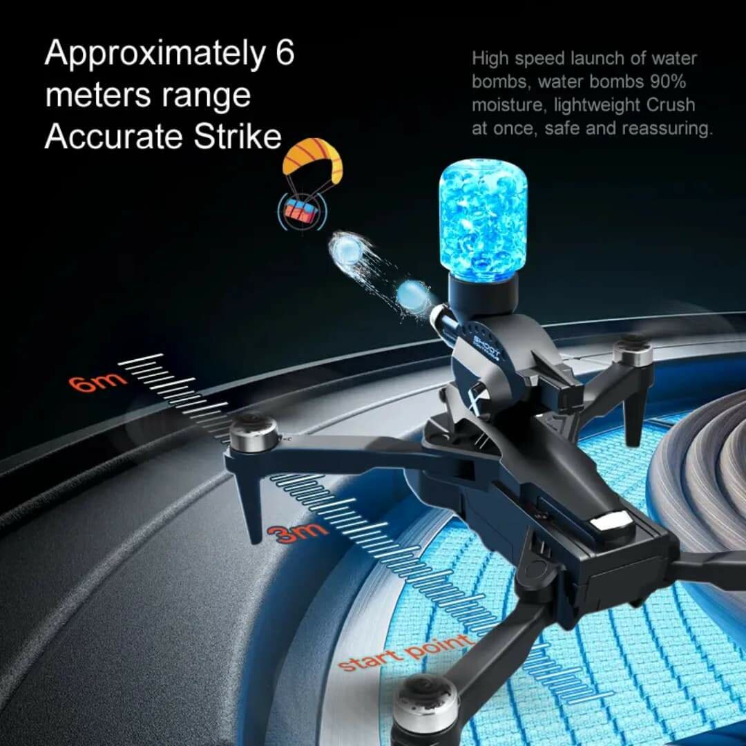 Drone avec flux optique, triple caméra, moteur sans balais,
