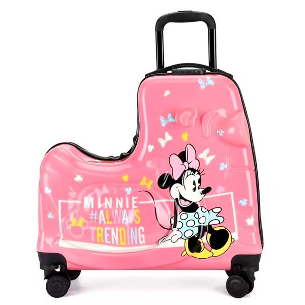 Kids ride on suitcase