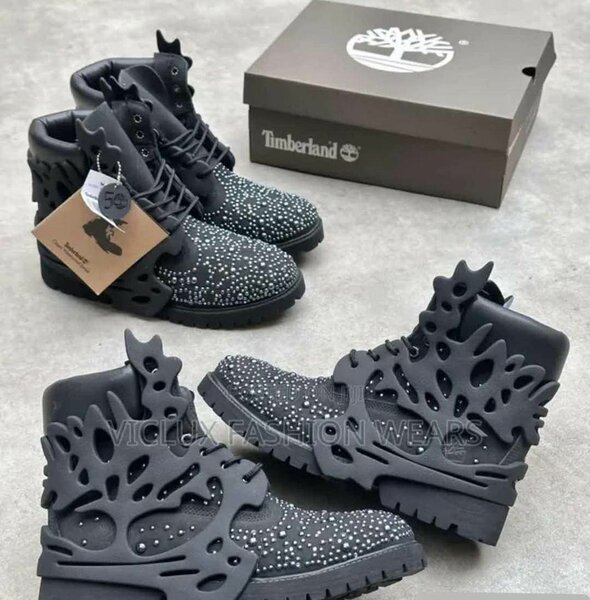 Boots en cuir design unique