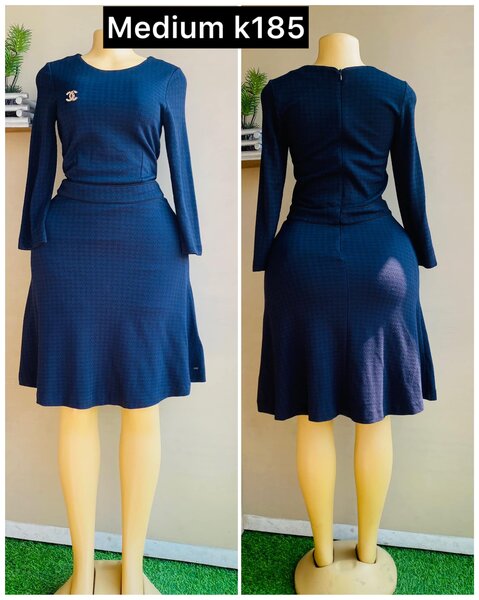 blue dress