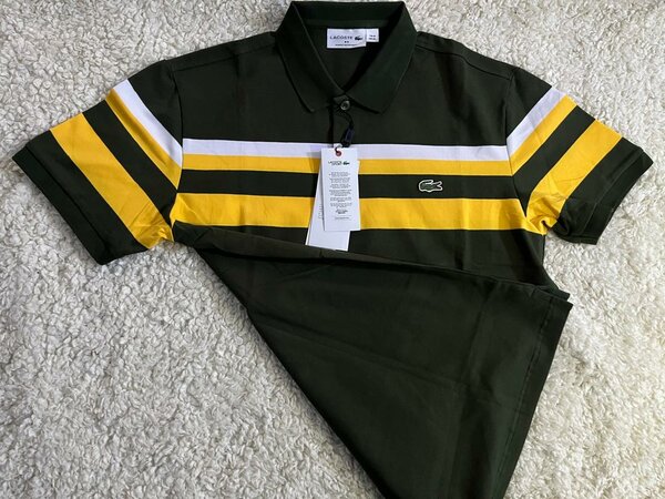 Polo homme rayé multicolore