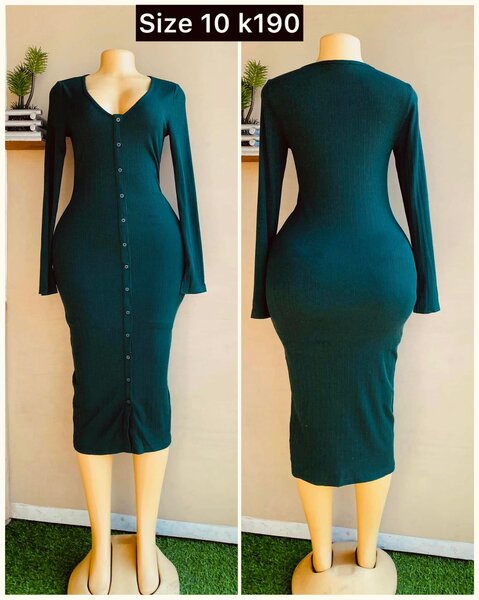 green dress