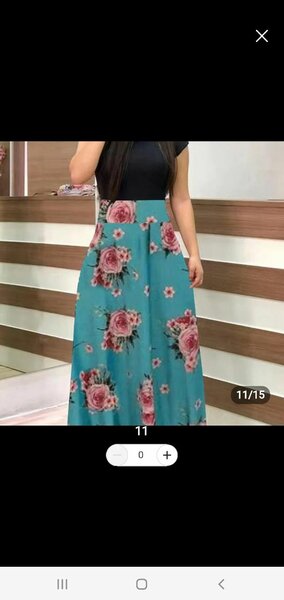 Floral maxi dress