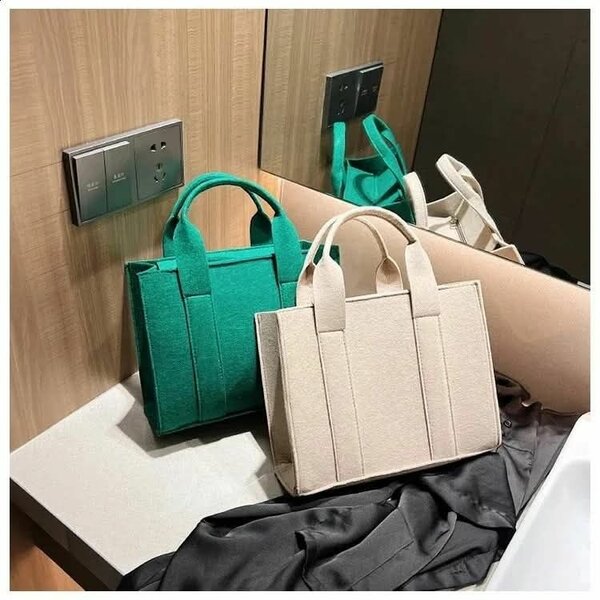 Sac cabas en feutre élégant