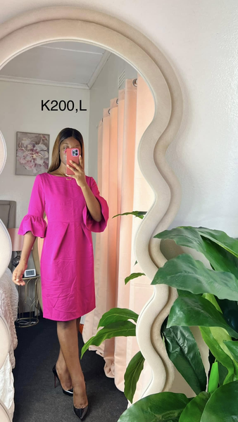 pink dress